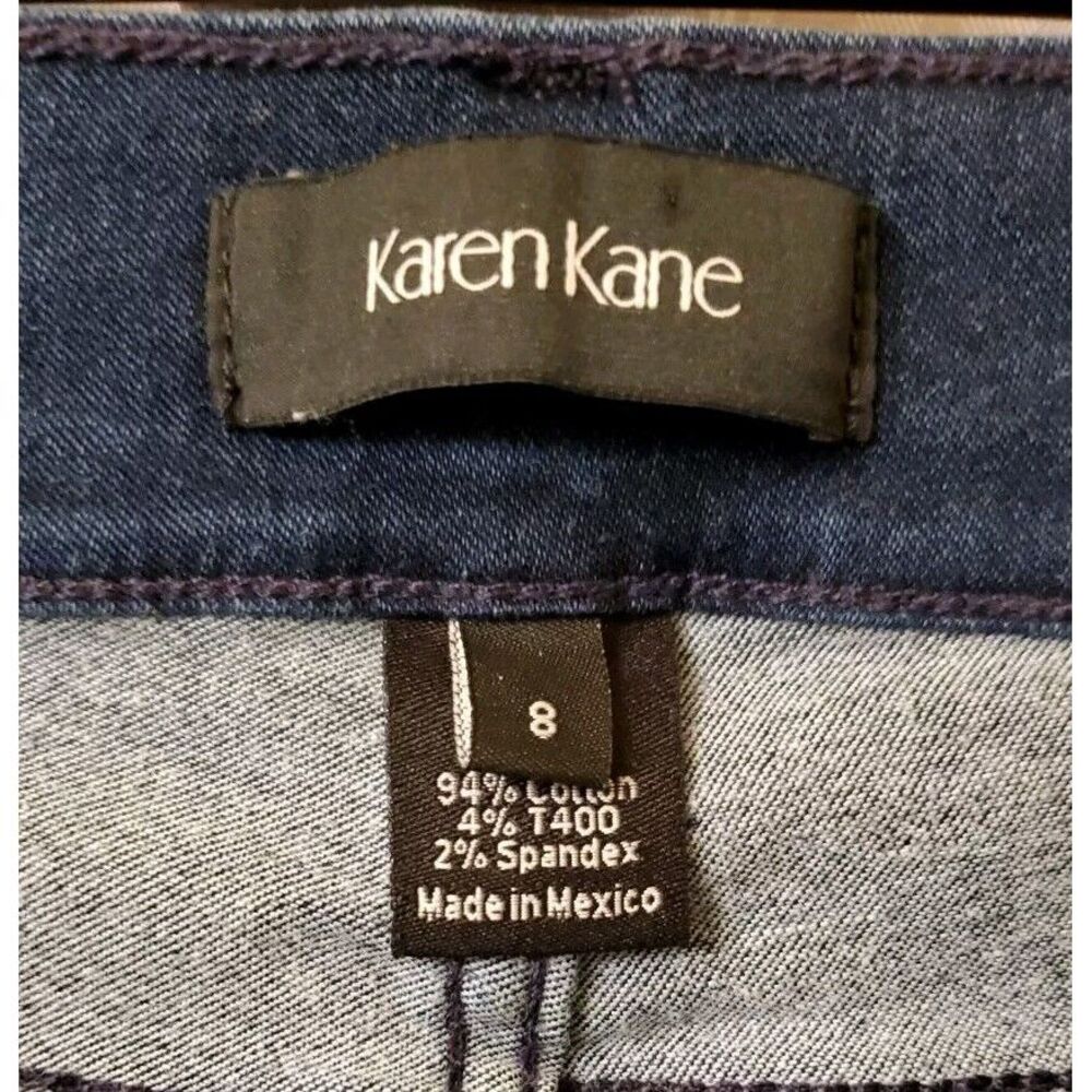Karen Kane Women's Embroidered Blue Jeans Size 8 - Picture 9 of 9